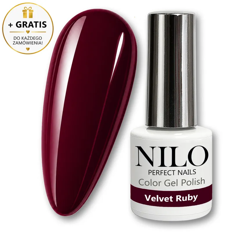 Lakier Hybrydowy Velvet Ruby – NILO no.298